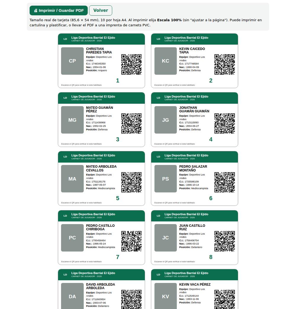 Carnets listos para imprimir