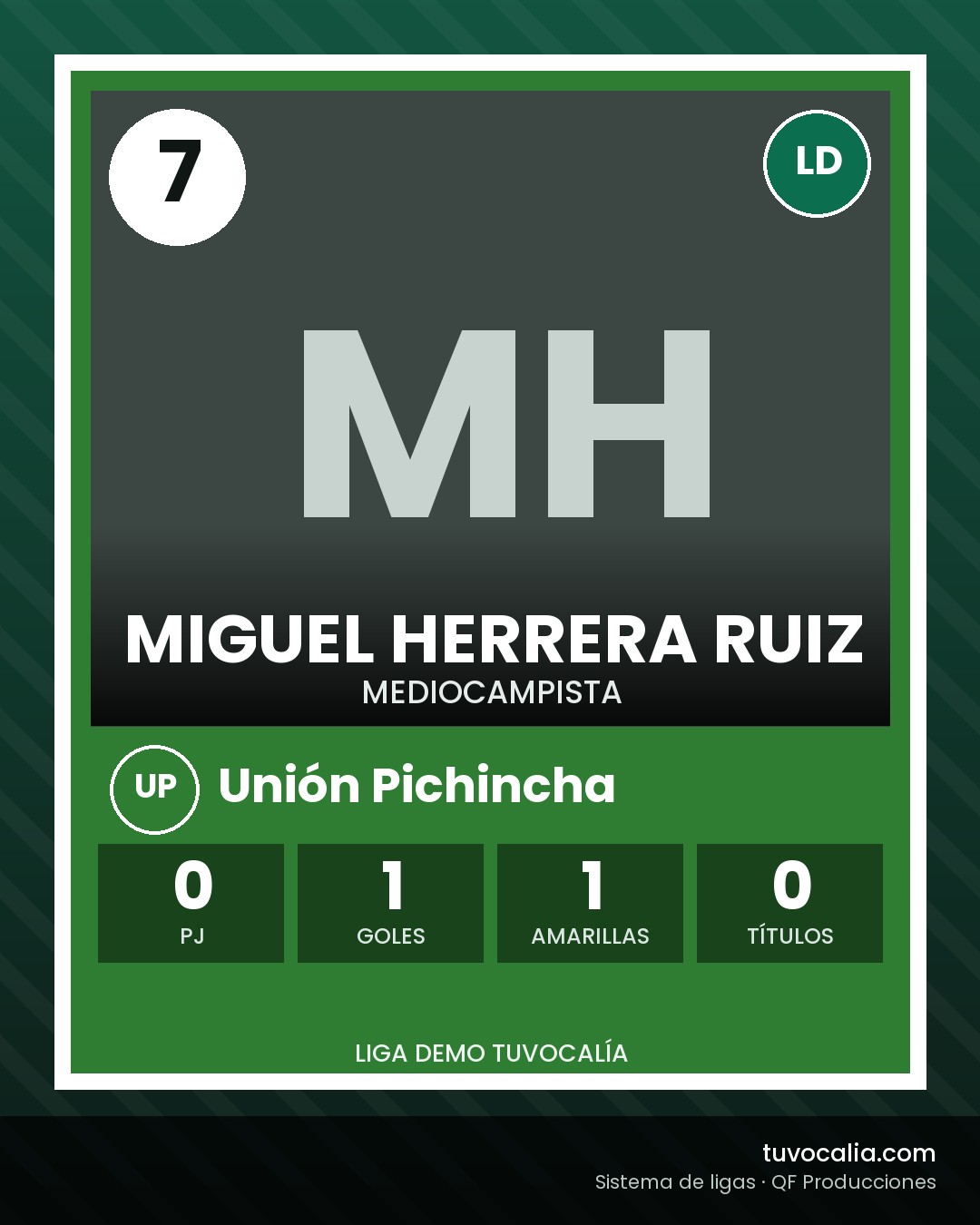 Cromo de Miguel Herrera Ruiz